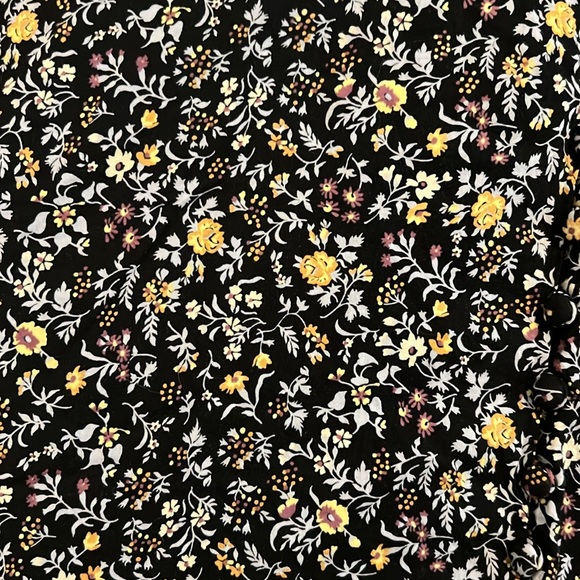 Madewell ruffle button front trapeze dress in folk magic floral - Picture 5 of 6